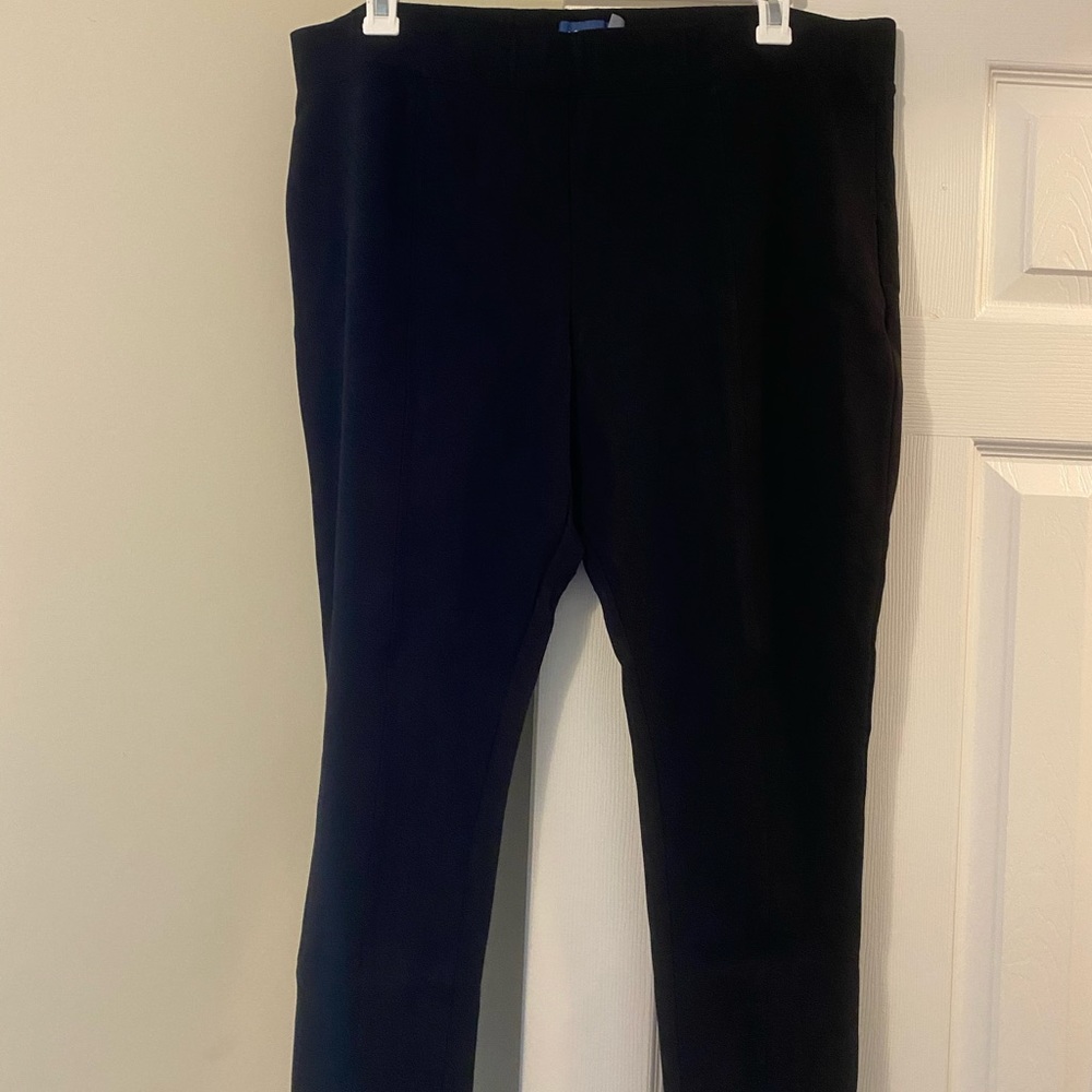 Black Stevie Cut Ponte Knit pants - XXL